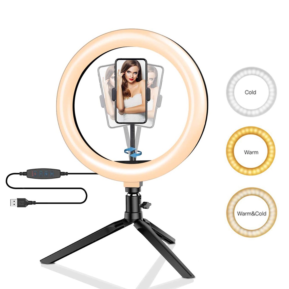 Photography Lighting Description - 26cm 10-calowy pierścień LED do selfie