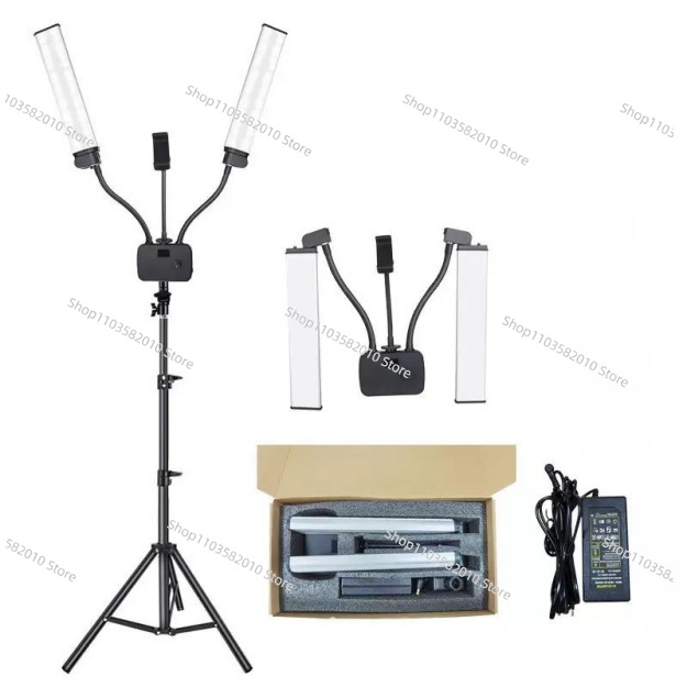 Photography Mobile Lighting - Składana lampa doświetlająca z podwójnym ramieniem,