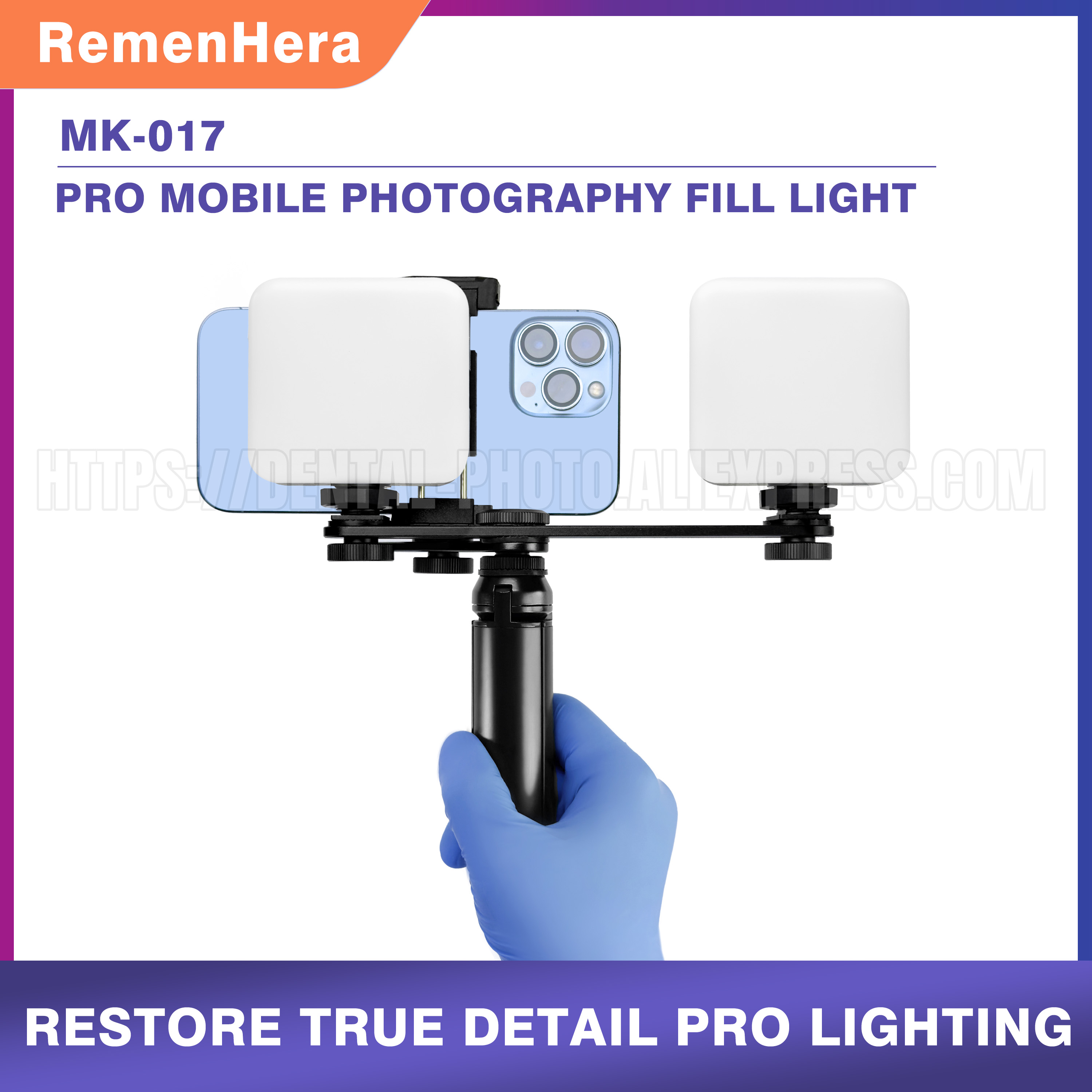 Photography Mobile Lighting - HERA Przenośna lampa LED do fotografii