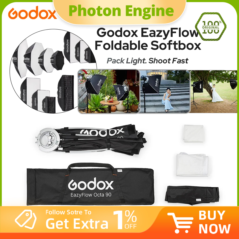 Godox EazyFlow – składany soft – Photography Lighting Handheld recenzja i cena