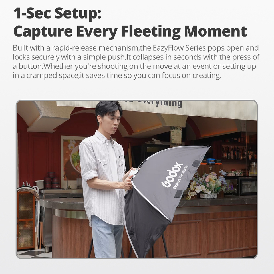 Godox EazyFlow – składany soft – Photography Lighting Handheld recenzja i cena